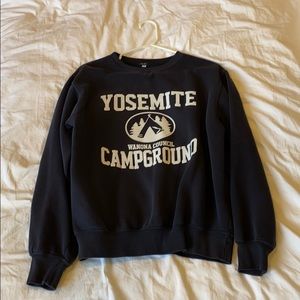 BRANDY MELVILLE by JOHN GALT NAVY SWEATSHIRT